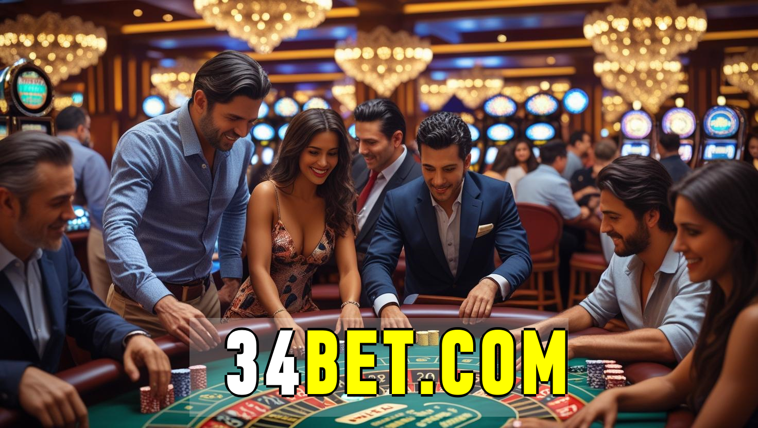 34bet: Caça-níqueis e Bônus Imperdíveis no Cassino ao Vivo!